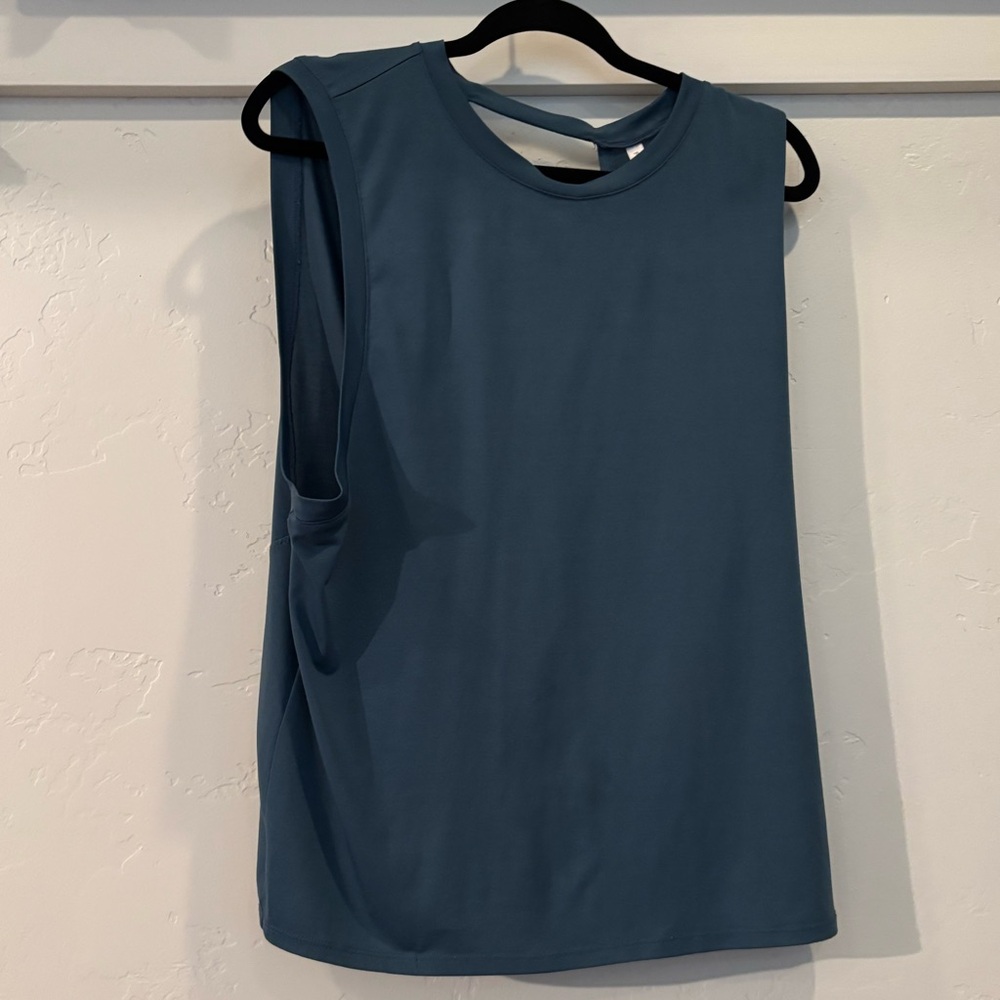 Fabletics Slate Blue Activewear Top